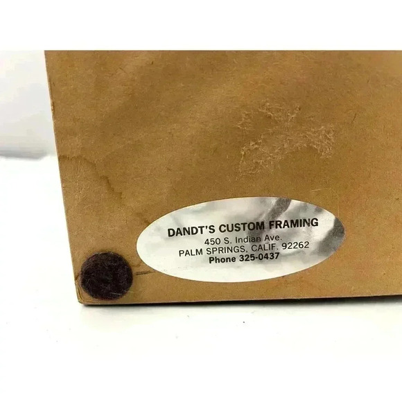 VTG 80's Storyteller Southwestern Crewel Embroidered Framed Wall Art 12"x 15.5" - Picture 11 of 11